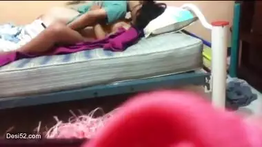 Indian Girl fucking with Boy on Cot