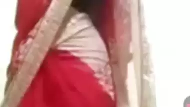Saree stripping live cam masturbation by horny ex-GF