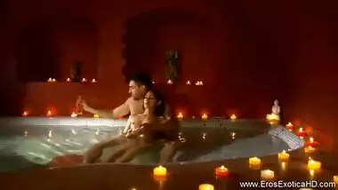 Dark Indian Girl Massaged By Dude In Hot Tu