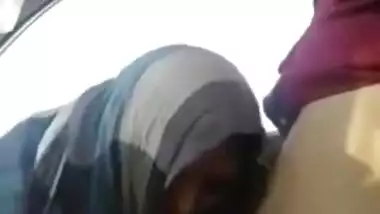 horny pakistani couple fucking on the car