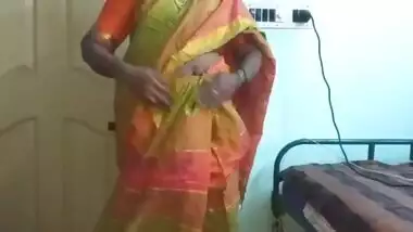 Indian desi maid forced to show her natural tits to home owner