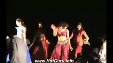 Telugu Hot Girls Night stage dance 1