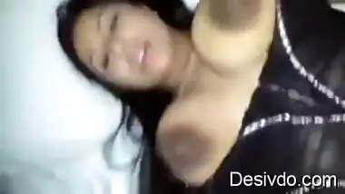 Hot Indian with big tits fucked hard