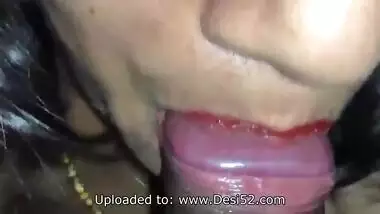 Indian Lady Closeup Penis Sucking