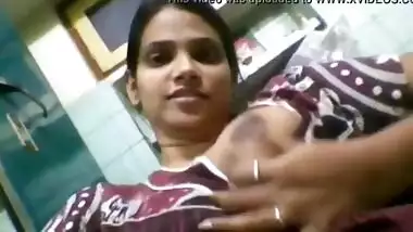 Hot Telugu Wife Priya Showing Boobs and Pussy On Phone