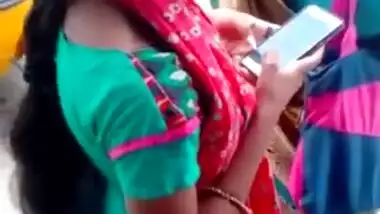 Desi teenage girl beautiful view in busstop...