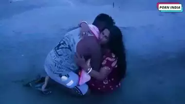 Hot Indian Couple Having Fun On Beach Side 1