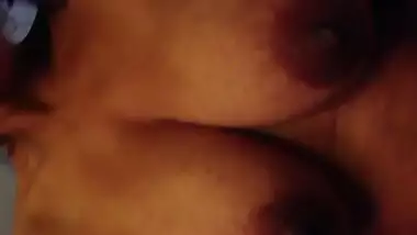 Big tits Indian Wife riding cock