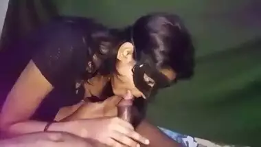Sexy Indian bhabhi Sucking Devar Cock