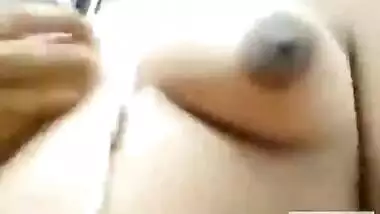 Cute Desi Girl Showing her Boobs On Video Call