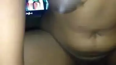 desi- busty indian gf riding cock