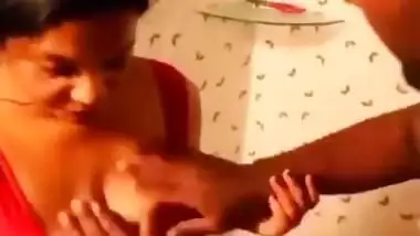 Sexy Bhabi Getting Boobs Pressed By Actor