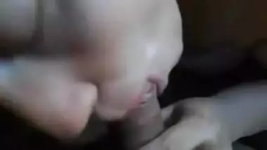 indian aunty blowjob and eat cum