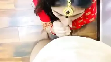 Newly married Desi wife Enjoying her Honeymoon with her Husband