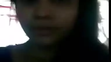 Desi indian village girl masturbating with banana and eating cum recording selfie to boyfriend part 1