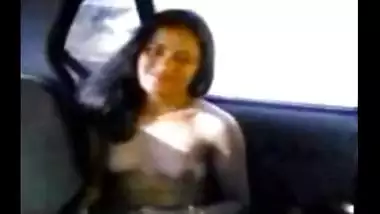 Cute desi girl in car