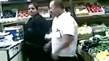 Boob Grab and Fuck in Fruit Shop