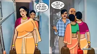 South Indian aunty Velamma Video 69: Railway coupling