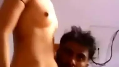 Desi girl boob sucking lover