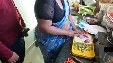 flashing and jerking infront of maid swathi in kitchen