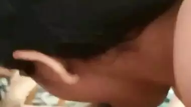 Desi horny bhabhi sucking her devar