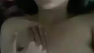 Desi Girl Teasing on Bed