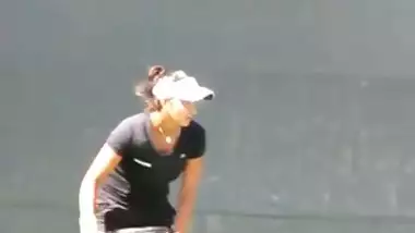 Sania Mirza Bouncing BooB