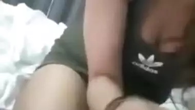 Nri Indian Girl Give Footjob And Sucking Lover Dick Part 1