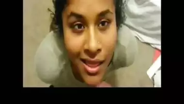 NRI girl asking to cum on her face