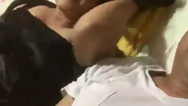 Lady gets excited when she sucks her lover’s dick