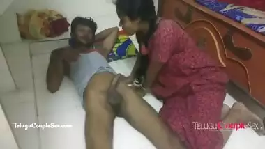 desi Indian telugu couple fucking on the floor