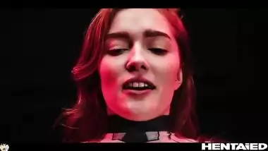 Real Life Hentai - Cumflation - Jia Lissa Deep throat and got inflated with Cum