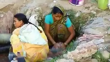 Indian Village Girl Spied In Outdoor Hidden 