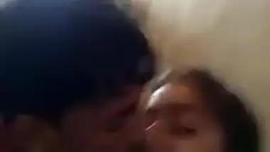 Indian witch takes the edge off kissing loved man before the camera