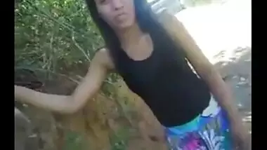 College girl outdoor sex clip gone viral.