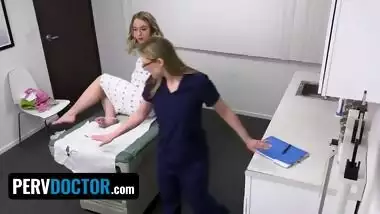 Busty Patient Gets Fertility Test In The Doctors Office - Perv Doctor