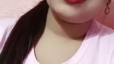 Big boobs cute girlfriend nude on video call MMS