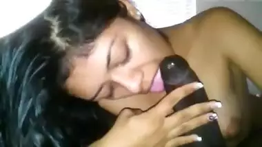 Free home sex video – Chennai teen girl sucks lover’s black cock