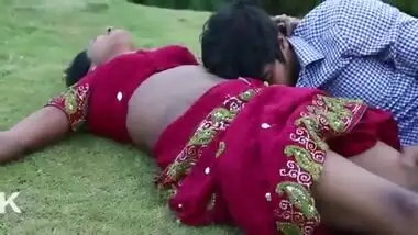 Indian pervert fucks his GF under the sky