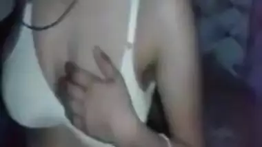 Shy Desi Bhabi Showing Her Boobs