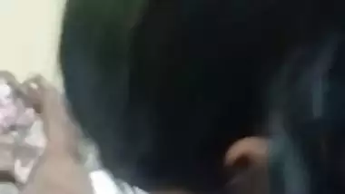 Chubby girl tasting dick with flavoured condom