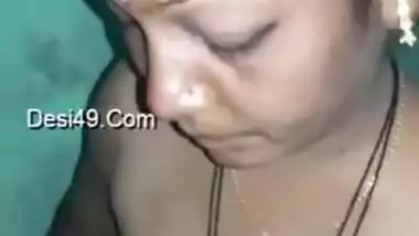 Raunchy man won't leave the Desi wife alone until they have porn fun