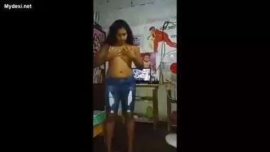 mumbai teen changing in bedroom