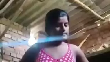 Pretty Indian girl takes clothes off and poses naked in front of cam