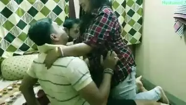 A pervert surprises his friend with a threesome