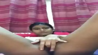 Cute indian teen bating on cam