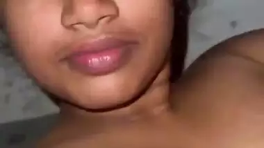 Indian Cute Girl Riding Her Husband