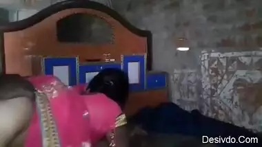 Desi village wife hard fucking by hubby in Pink Saree