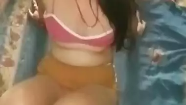 Sexy Desi girl captured nude before sex by her boyfriend