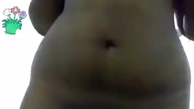 Very Hot Sri Lankan Big Busty Girl On Video Call Leaked With Loud Moaning Part 1